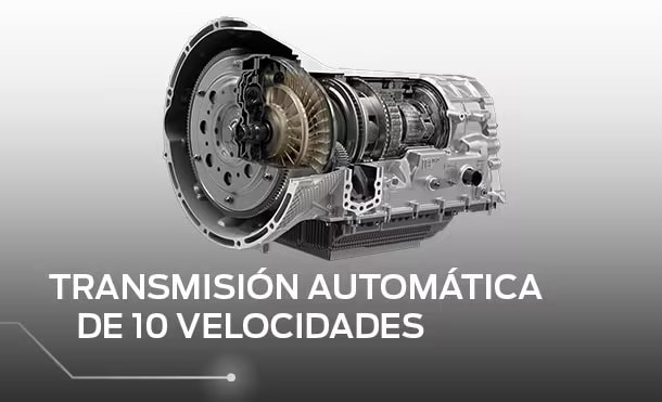 Descubre la Transmisión Automática de 10 Velocidades Ford que mejora la capacidad de respuesta