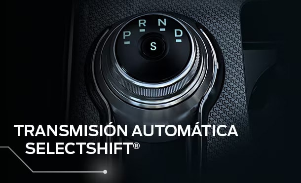 La Transmisión Automática SelectShift permite un rendimiento y eficiencia óptima del Vehículo Ford