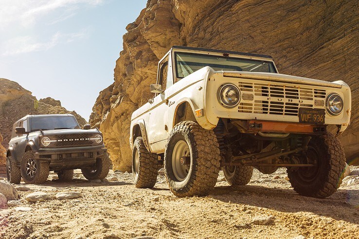 Ford Bronco equipada con tecnología de modos de manejo GOAT para superar cualquier terreno