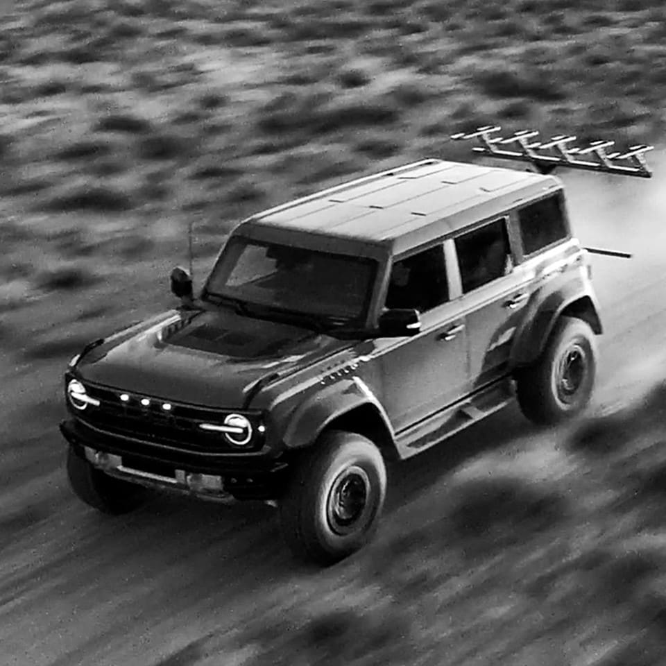 Suspensión con amortiguadores FOX para la SUV 4x4 Ford Bronco Raptor 2026