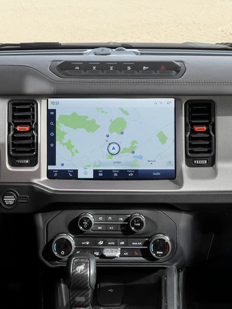 Tecnología que te mantiene siempre conectado en la SUV 4x4 Ford Bronco Raptor 2026