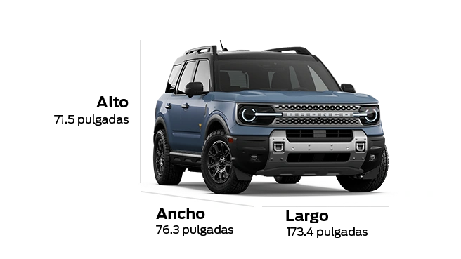 Ford Bronco Sport Badlands 2025, consulta especificaciones y datos técnicos 