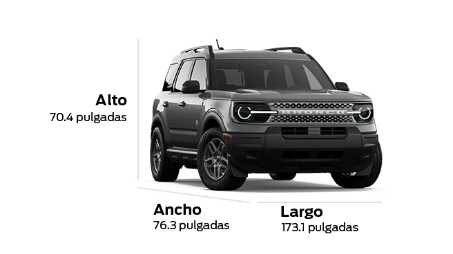 Ford Bronco Sport Big Bend 2025, consulta sus especificaciones y datos técnicos