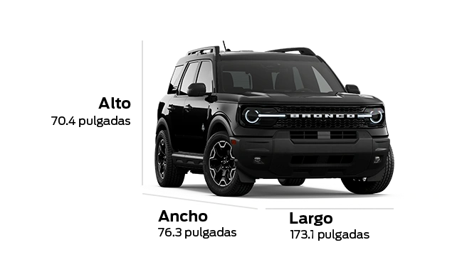 Ford Bronco Sport Outer Banks 2025, consulta especificaciones y datos técnicos 