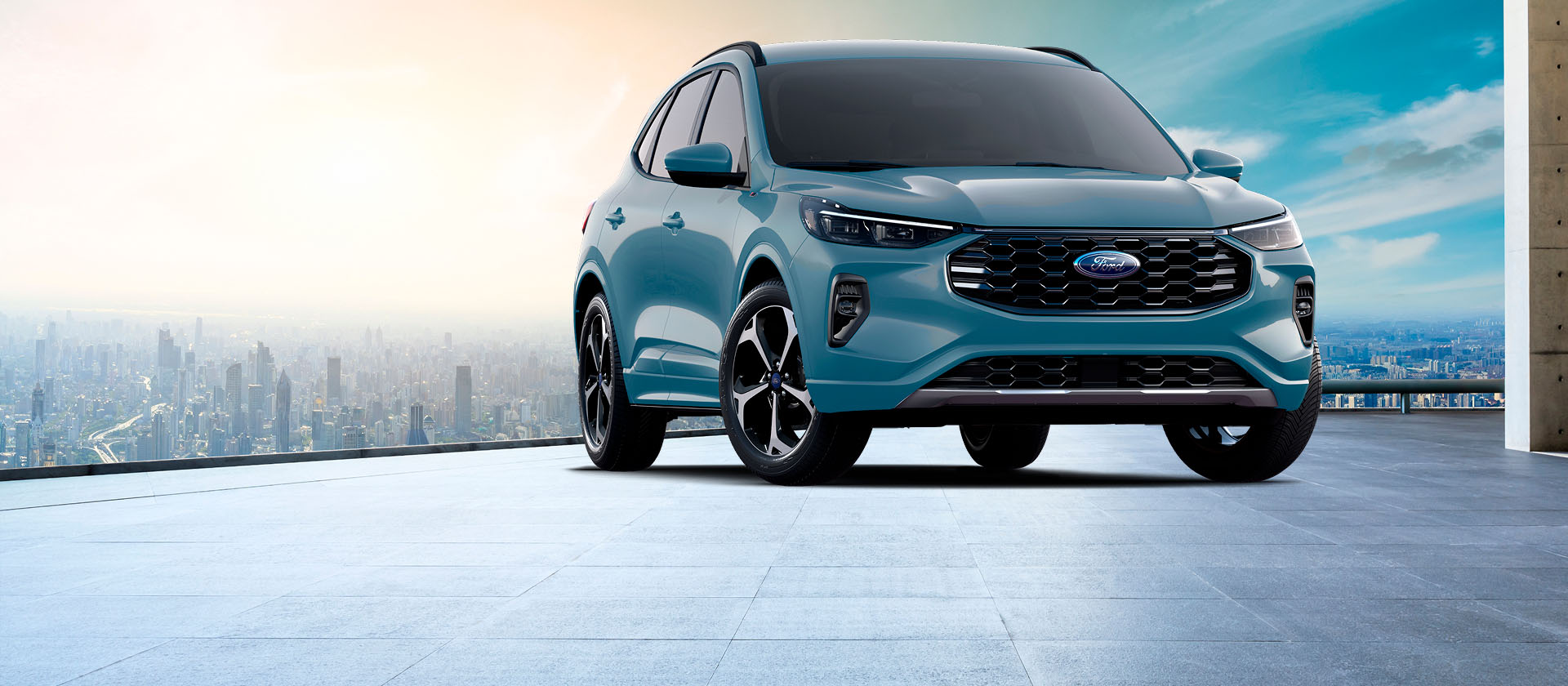 Ford Escape ST-Line Elite 2026 en Puerto Rico, guagua SUV deportiva con luces LED avanzadas