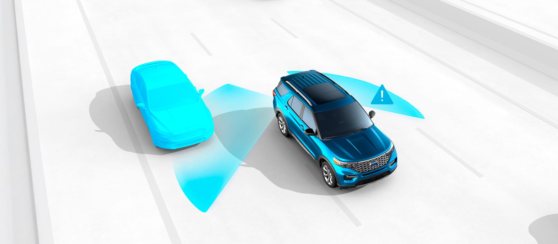 Ford Explorer 2026 con tecnología BLIS y alerta de tráfico cruzado para mayor seguridad