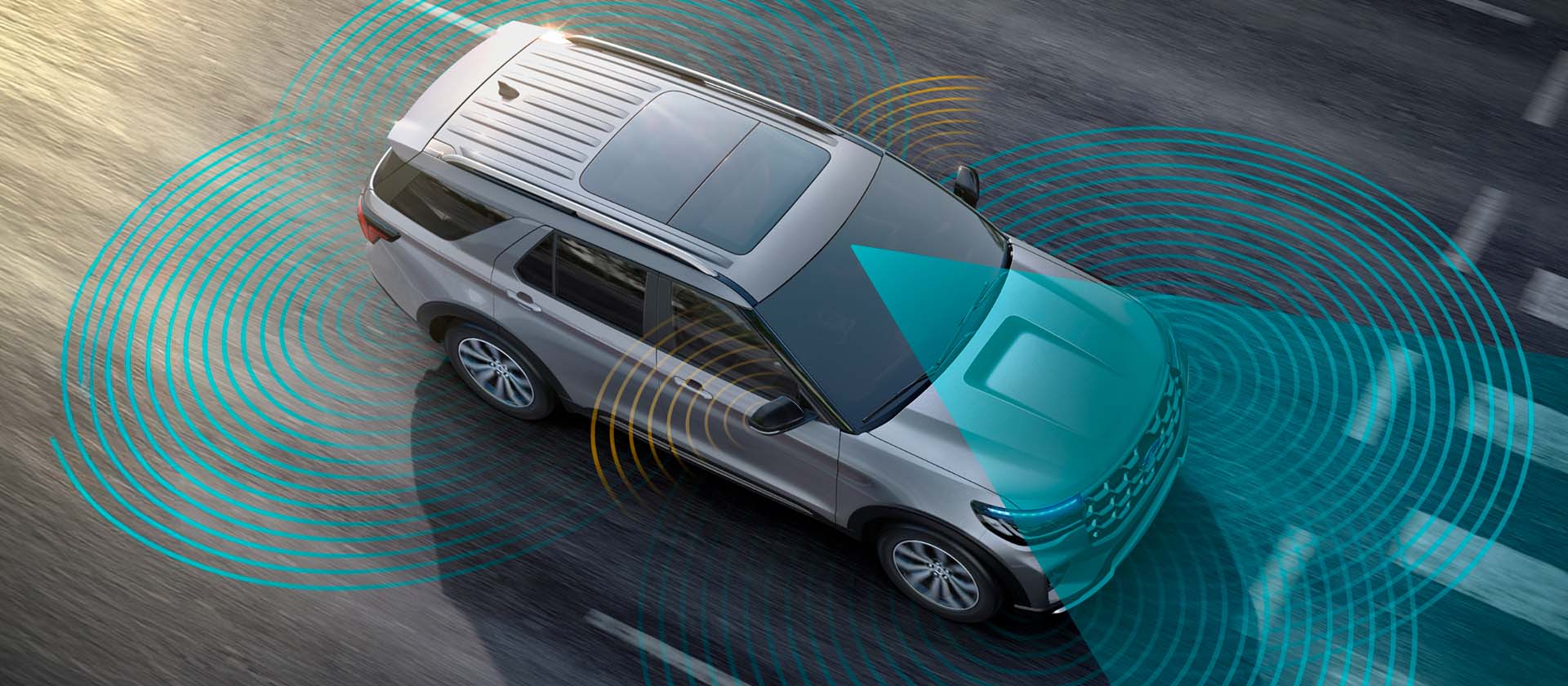 SUV Ford Explorer 2026 con tecnología Ford CoPilot360 Assist para un manejo seguro en Puerto Rico