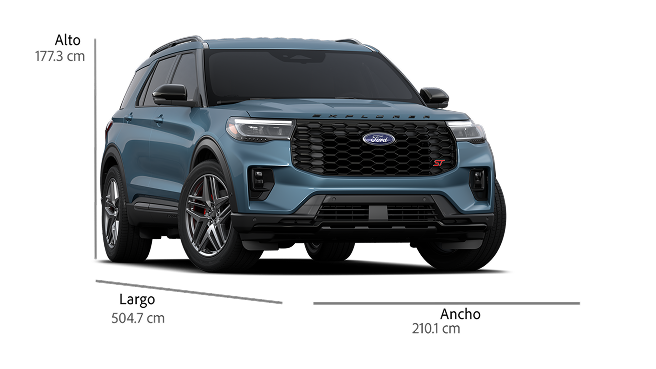 Ford Explorer ST 2026, consulta especificaciones y datos técnicos, disponible en Puerto Rico