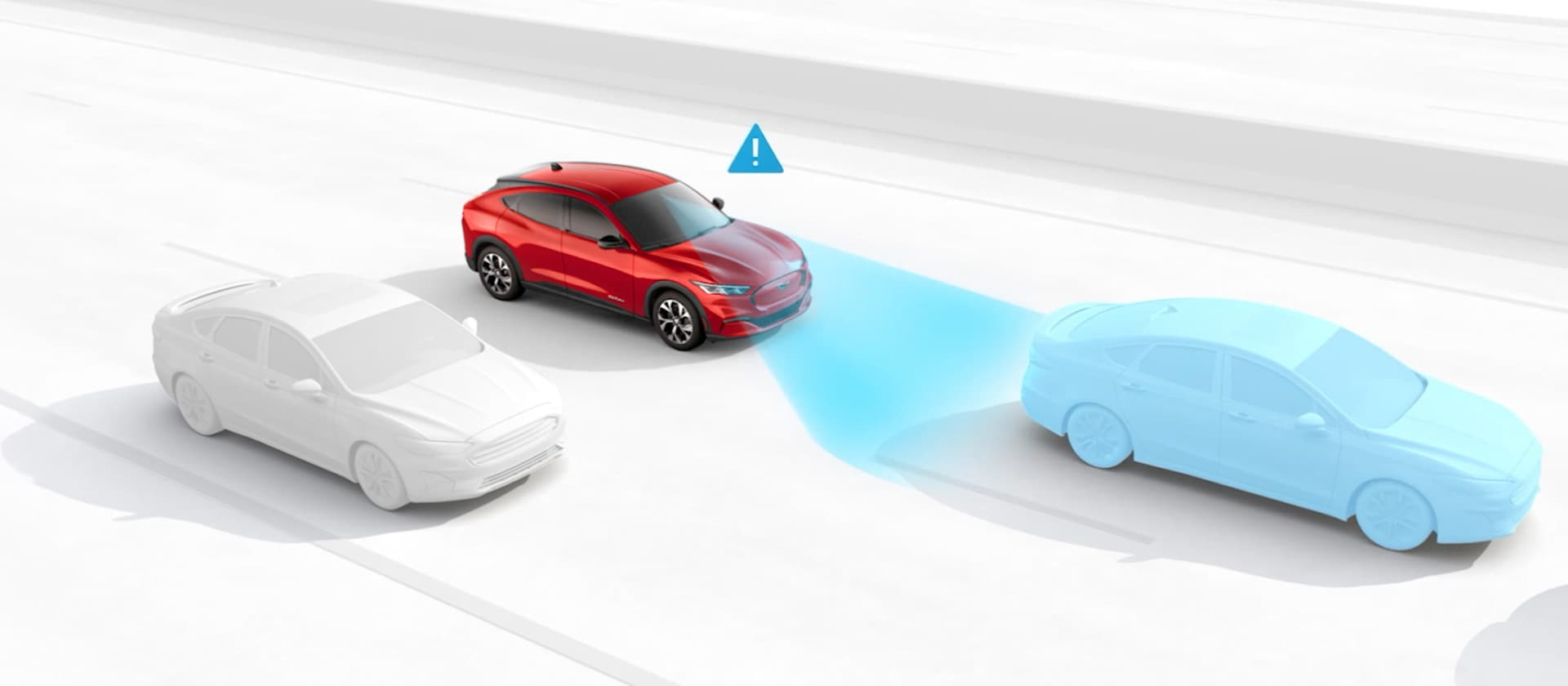 Sistema de Asistencia de Pre-Colisión con Freno Automático de Emergencia de Mustang Mach-E 2026