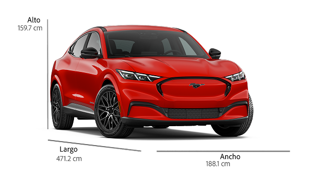 Consulta las especificaciones y datos técnicos de Ford Mustang Mach-E Premium 2026