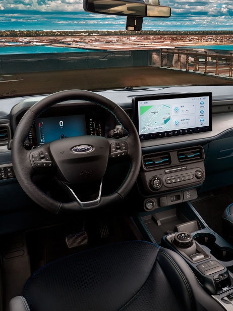 Pantalla táctil de 13.2 pulgadas con sistema SYNC4 en Ford Maverick 2025
