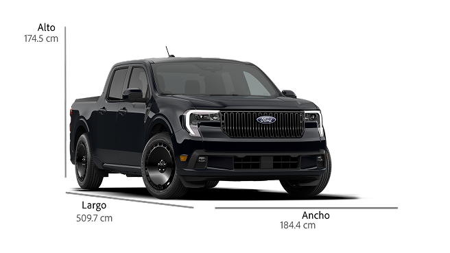 Ford Maverick Lobo 2025, consulta sus especificaciones y datos técnicos, disponible en Puerto Rico