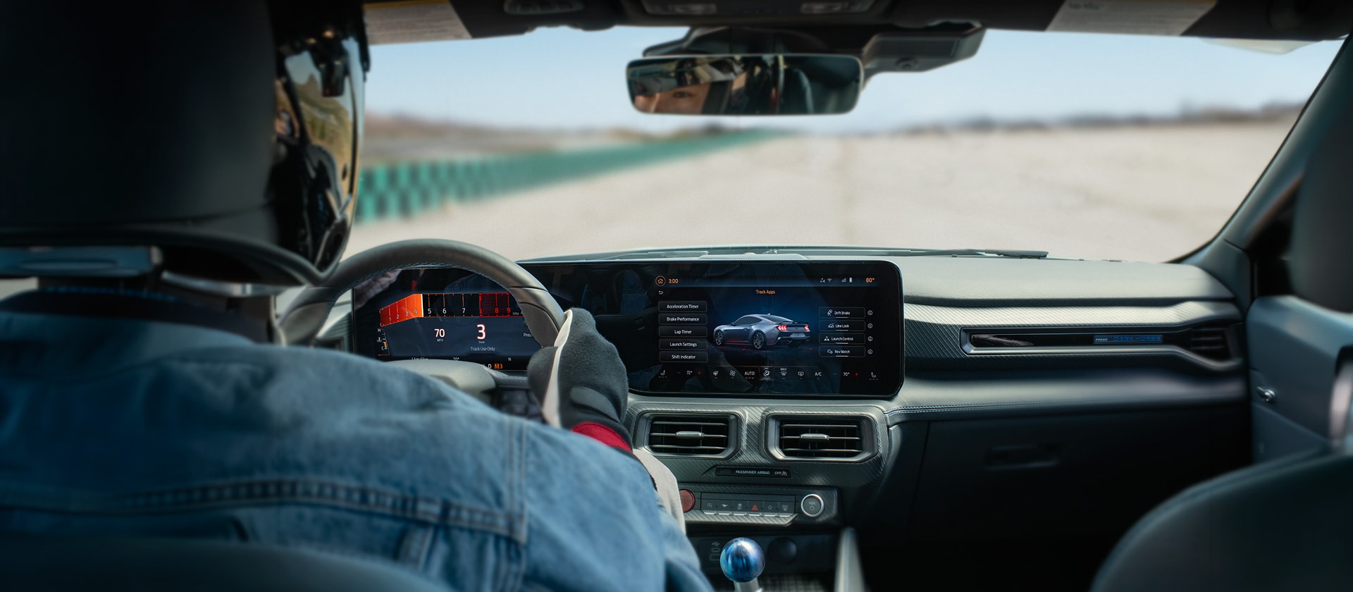 Control Electrónico de Estabilidad del vehículo deportivo Ford Mustang Dark Horse 2026