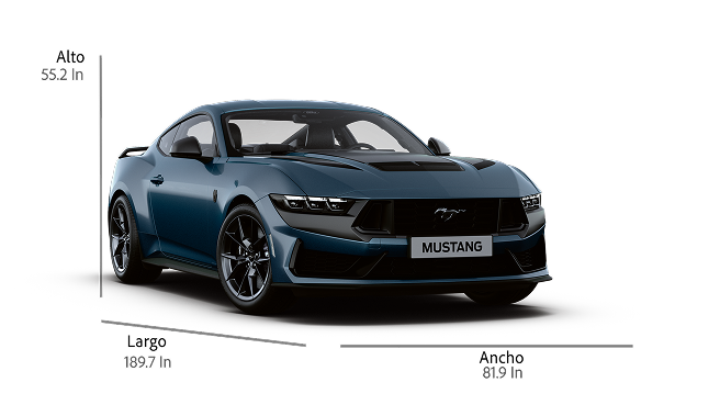 Consulta las especificaciones y datos técnicos de Ford Mustang Dark Horse 2026