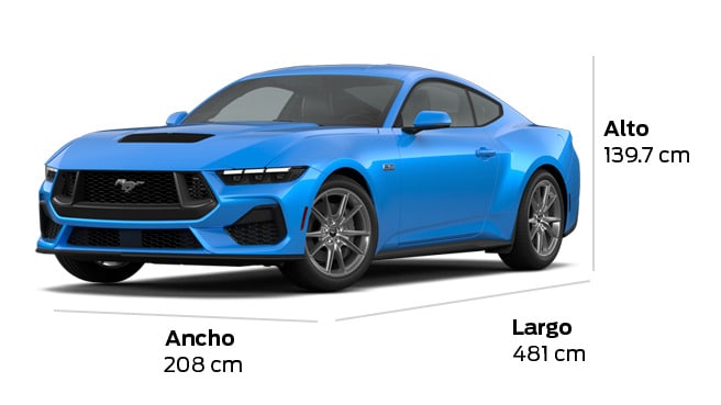 Ford Mustang GT 2025, consulta sus especificaciones y datos técnicos, disponible en Puerto Rico