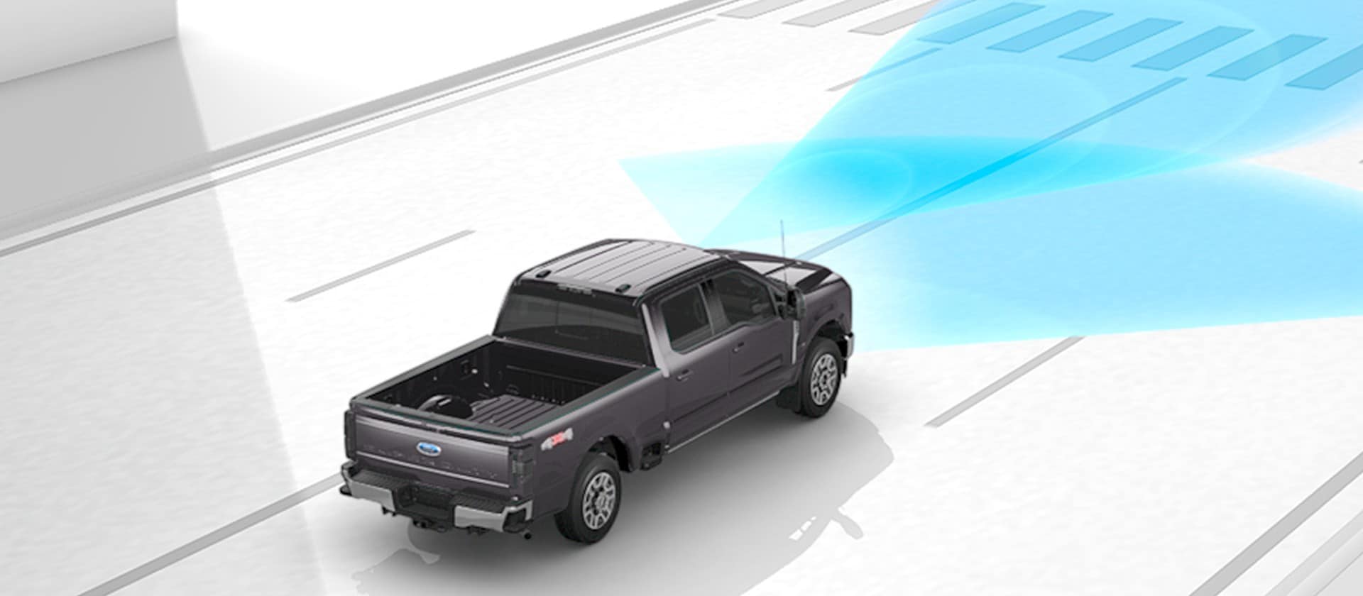 Ford Super Duty F250 puede avisarte si existe un vehículo fuera de tu campo de visibilidad