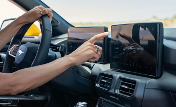 Live the incredible sports experience by driving a powerful and bold 2024 Ford Mustang