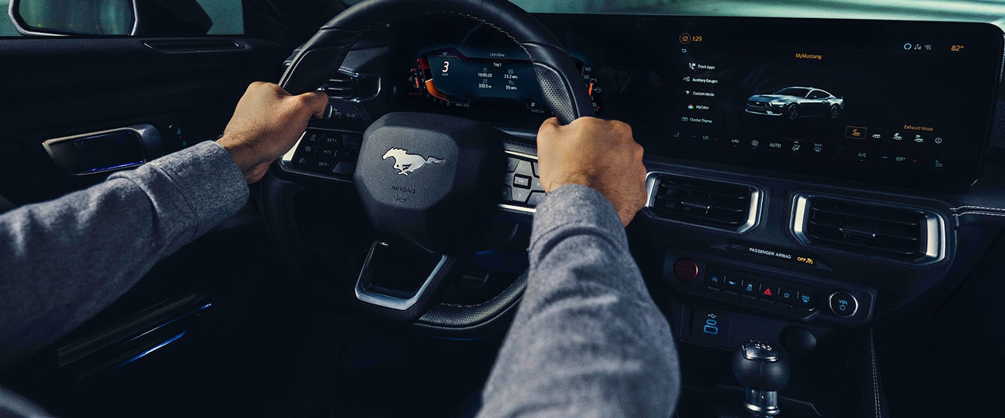 Discover the Amazing Interior Design of the 2024 Ford Mustang with its Incredible Instrument Panel