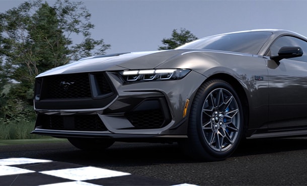 2024 Ford Mustang Three-Bar LED Headlights Express Sportiness in Every Detail
