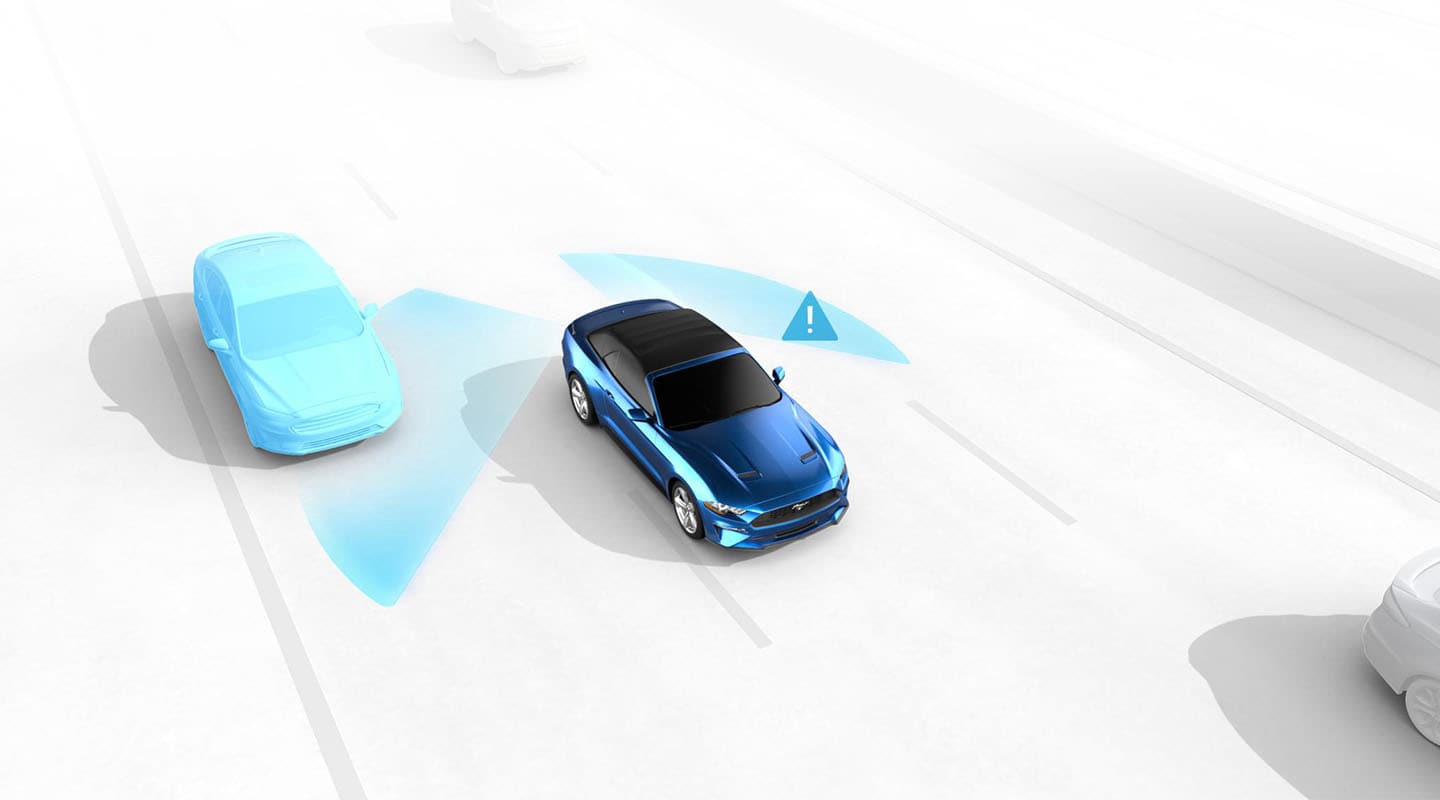 Discover the Security that BLIS provides with Cross Traffic Alert in the 2024 Ford Mustang