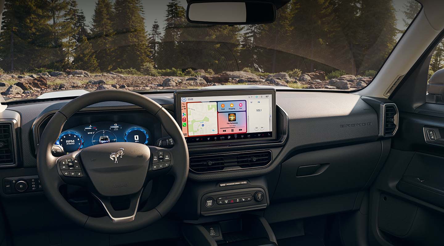 Ford Bronco Sport 2025 con tecnología para acceder a internet, a tu smartphone y entretenimiento