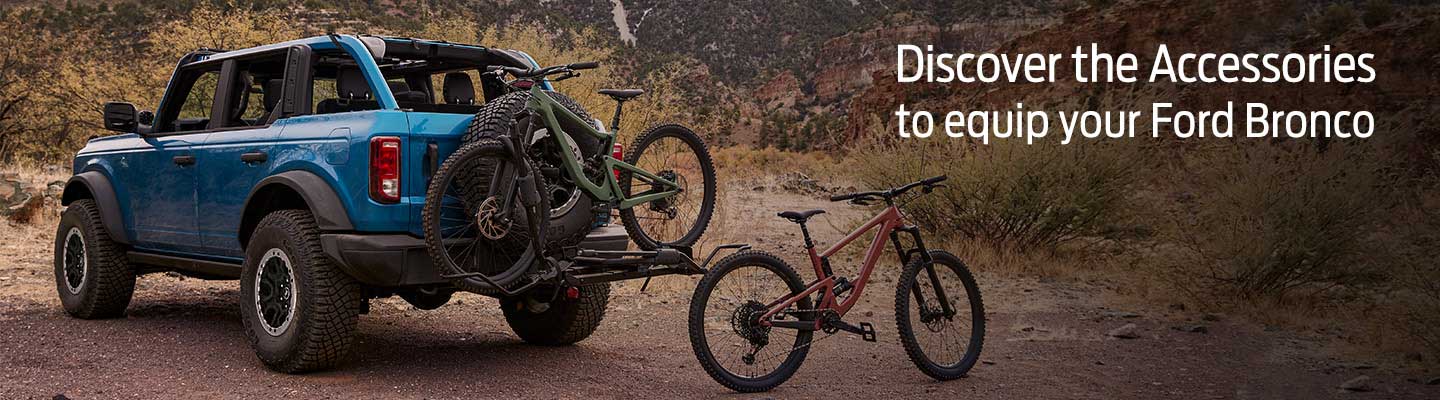 Discover the Accessories available for the 2025 Ford Bronco 2 and 4-Door Off-Road Vehicle