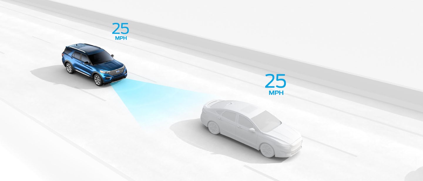 Discover the Safety provided by Adaptive Cruise Control in 2023 Ford Explorer
