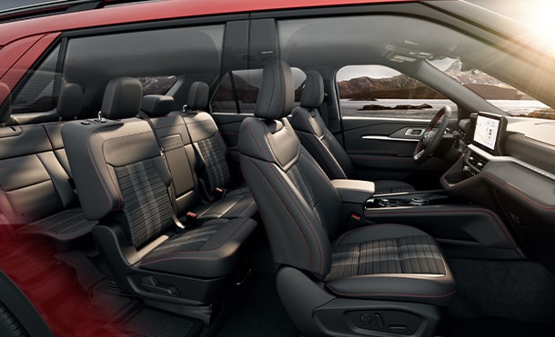 Enjoy the Large Interior Space for up to 7 Passengers in your 2025 Ford Explorer SUV