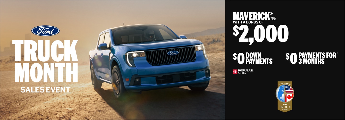 Guagua Ford Maverick: crédito, facilidad de pago y bono en Puerto Rico