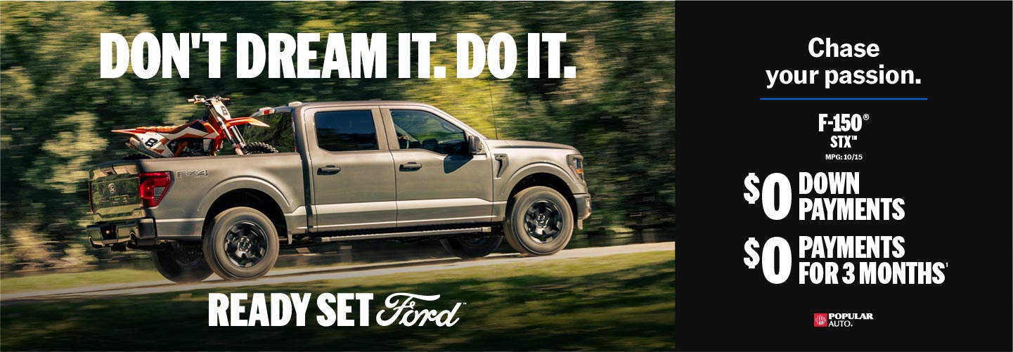 Buy the F-150 STX pickup in Puerto Rico without paying for three months