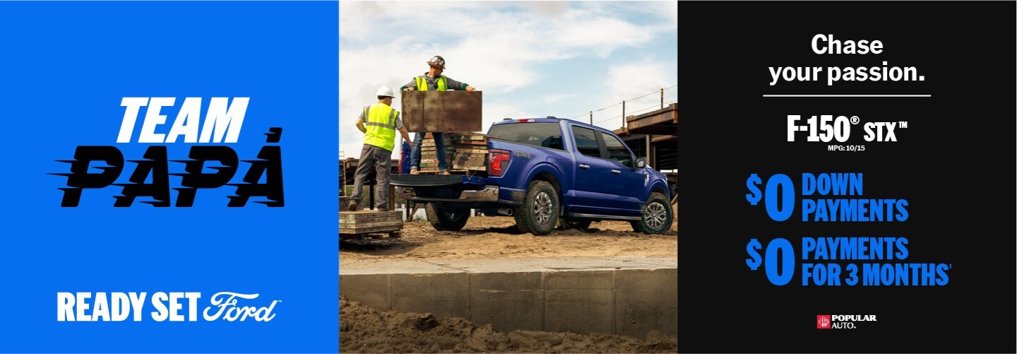 Buy Ford F-150 in Puerto Rico with no payment during 3 months