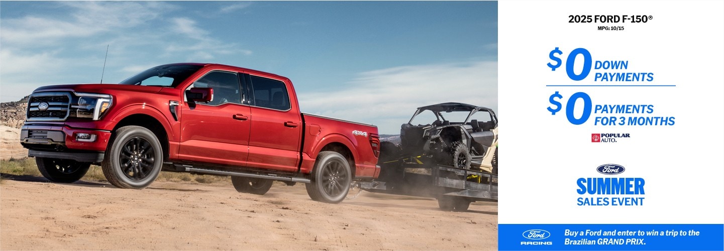 Buy Ford F-150 in Puerto Rico with no payment during 3 months
