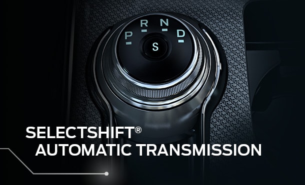 SelectShift Automatic Transmission enables optimal performance and efficiency of the Ford Vehicle