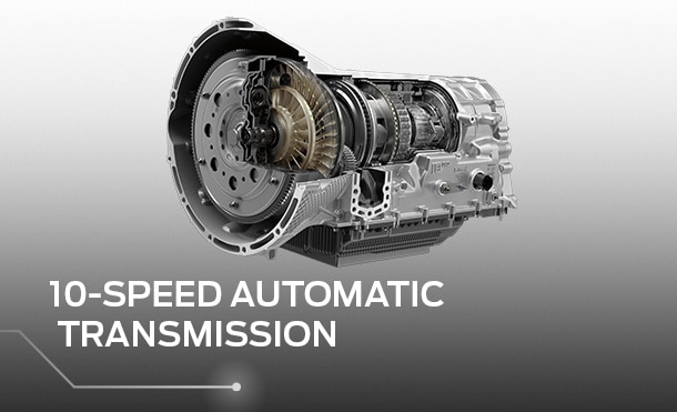 Discover the Ford 10-Speed Automatic Transmission that improves responsiveness