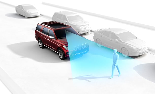 Pre-Collision Assist with Automatic Emergency Braking provides a safe experience