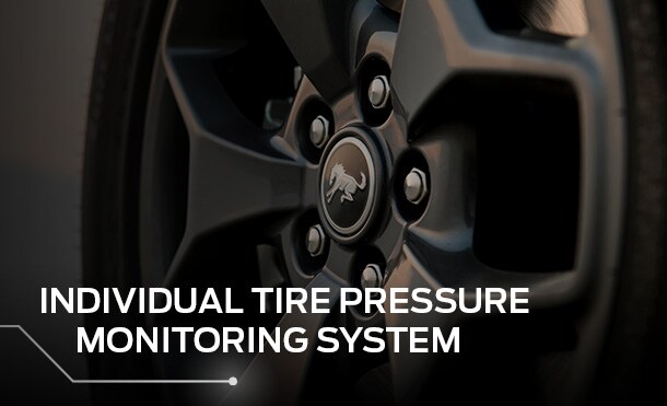 The Ford Indivudual Tire Pressure Monitoring System works through sensors