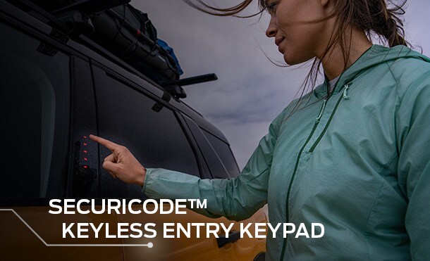 SecuriCode, Keypad that allows you to enter your Ford Vehicle without the need for a key