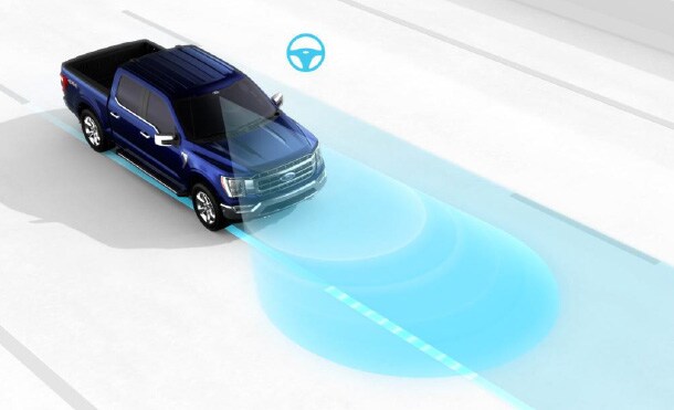 Discover the Safety provided by the Lane Keeping System in 2023 Ford F-150