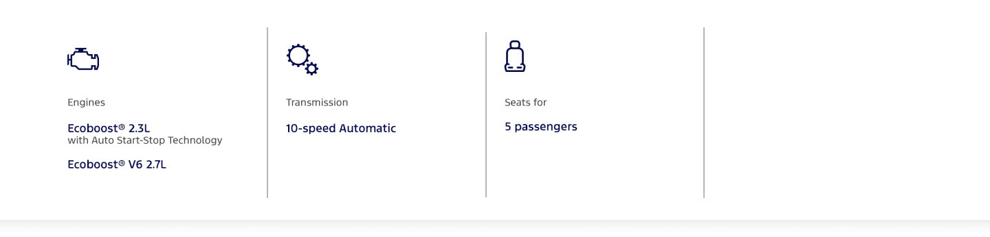 2025 Ford Ranger with two available engines and 10-speed transmission, in Puerto Rico