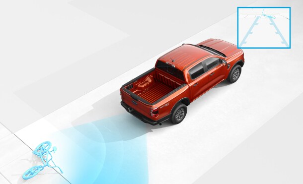 Discover the Security provided by the Reverse Camera equipped in Pickup 2024 Ford Ranger