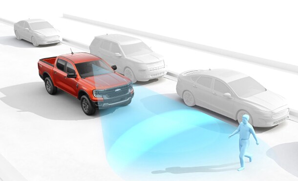 Discover the Safety provided by Pre-Collision Assist in 2024 Ford Ranger