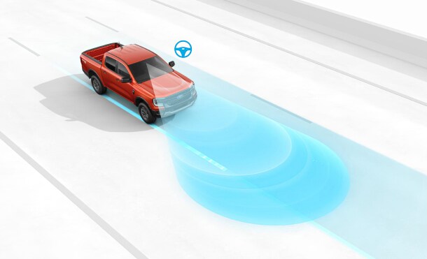 Discover the Safety provided by the Lane Keeping System in 2024 Ford Ranger