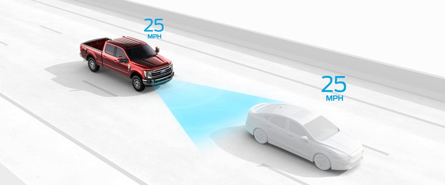 Discover the Safety provided by Adaptive Cruise Control in the 2024 Ford Super Duty F-250