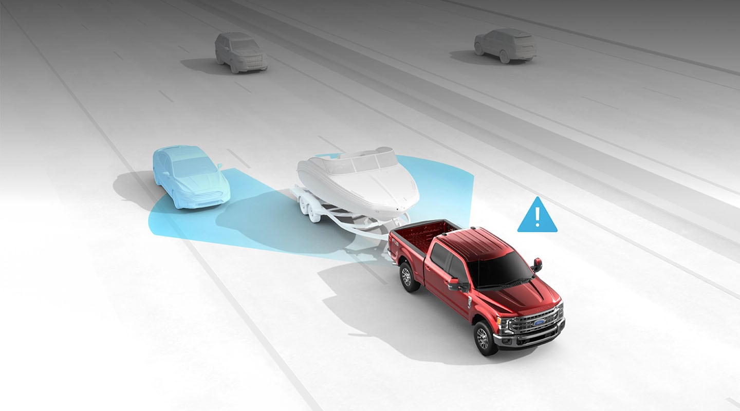 Discover BLIS Safety with Cross Traffic Alert in 2024 Ford Super Duty F250 Pickup