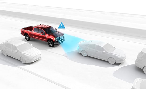 Discover the Safety provided by Pre-Collision Assist in the 2024 Ford Super Duty F-250