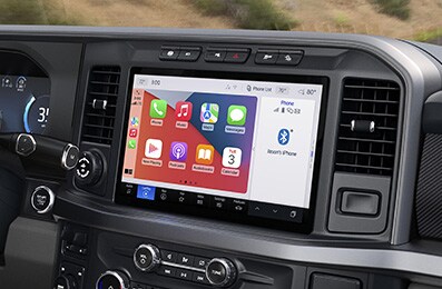 Connect your Devices to the 2024 Ford Super Duty F250 with Apple CarPlay and Android Auto