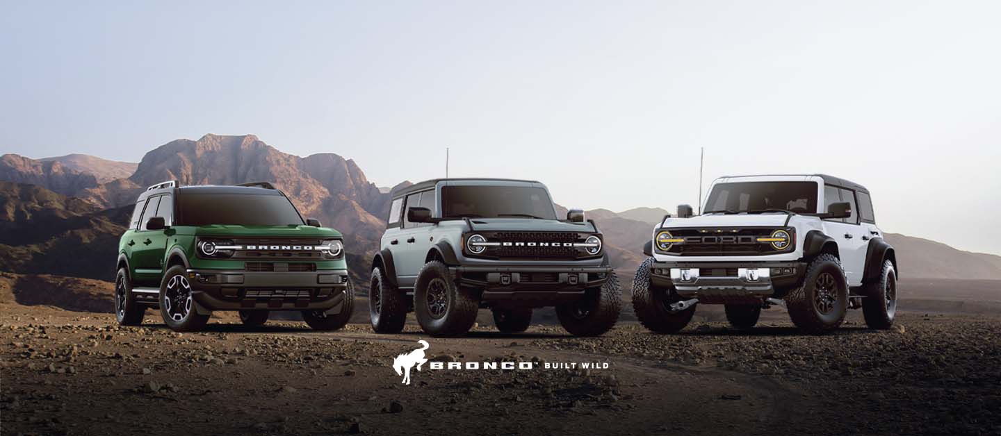 Legado Todoterreno de Ford Bronco en sus Versiones: Outer Banks, Badlands, Wildtrak y Raptor