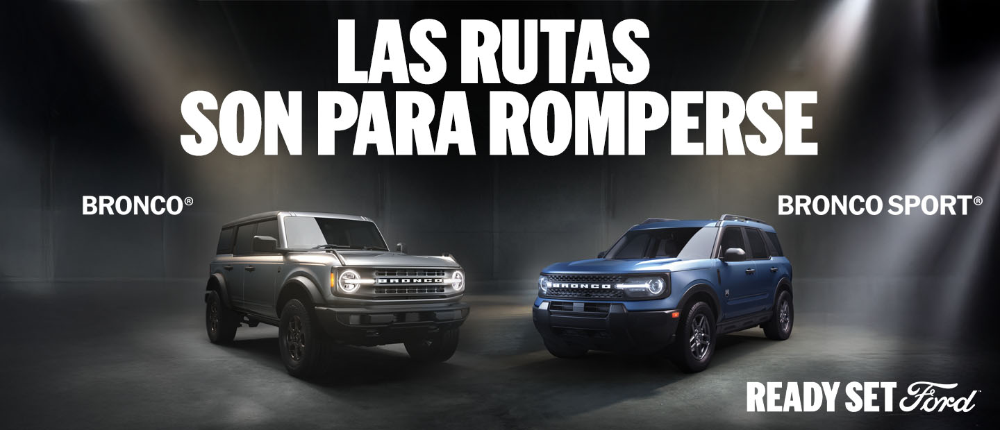 Conoce características, colores y versiones de la familia de camionetas Bronco y Bronco Sport