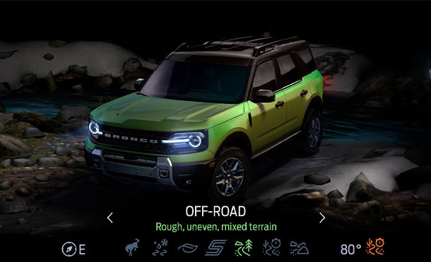 Encuentra Ford Bronco Sport 2025 en Puerto Rico con tecnología SelectShift