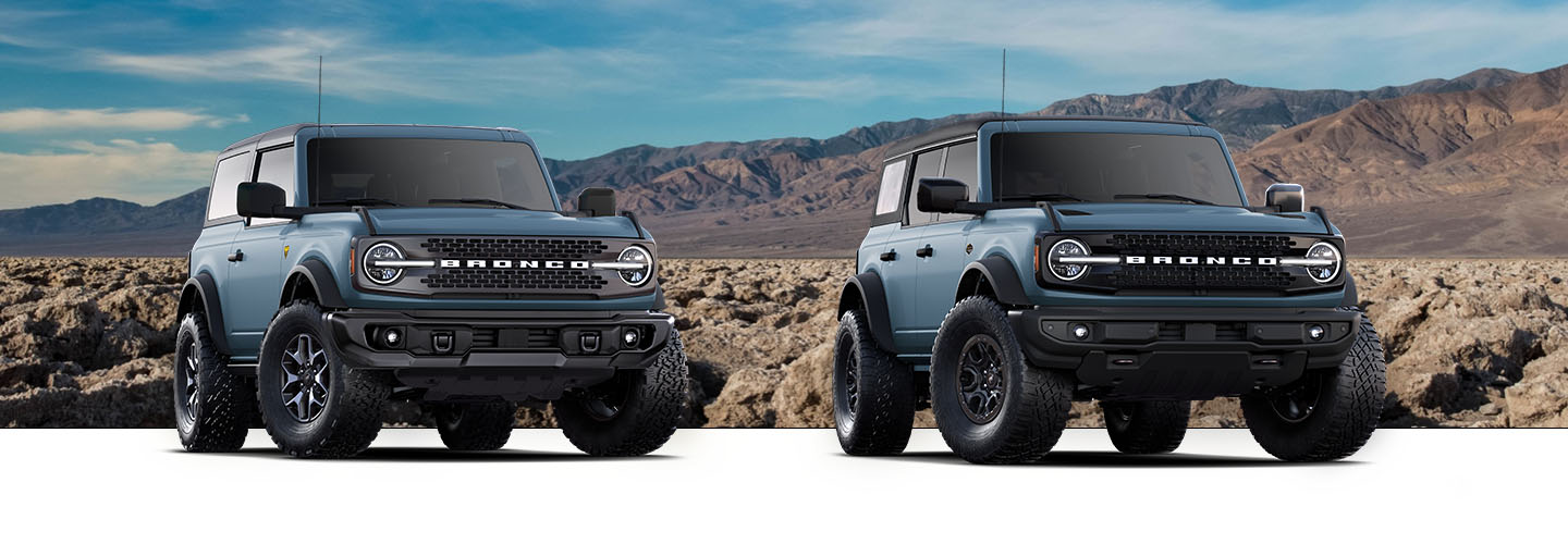 Descubre el Vehículo Todoterreno Ford Bronco 2025 disponible en Versiones 2 y 4 puertas